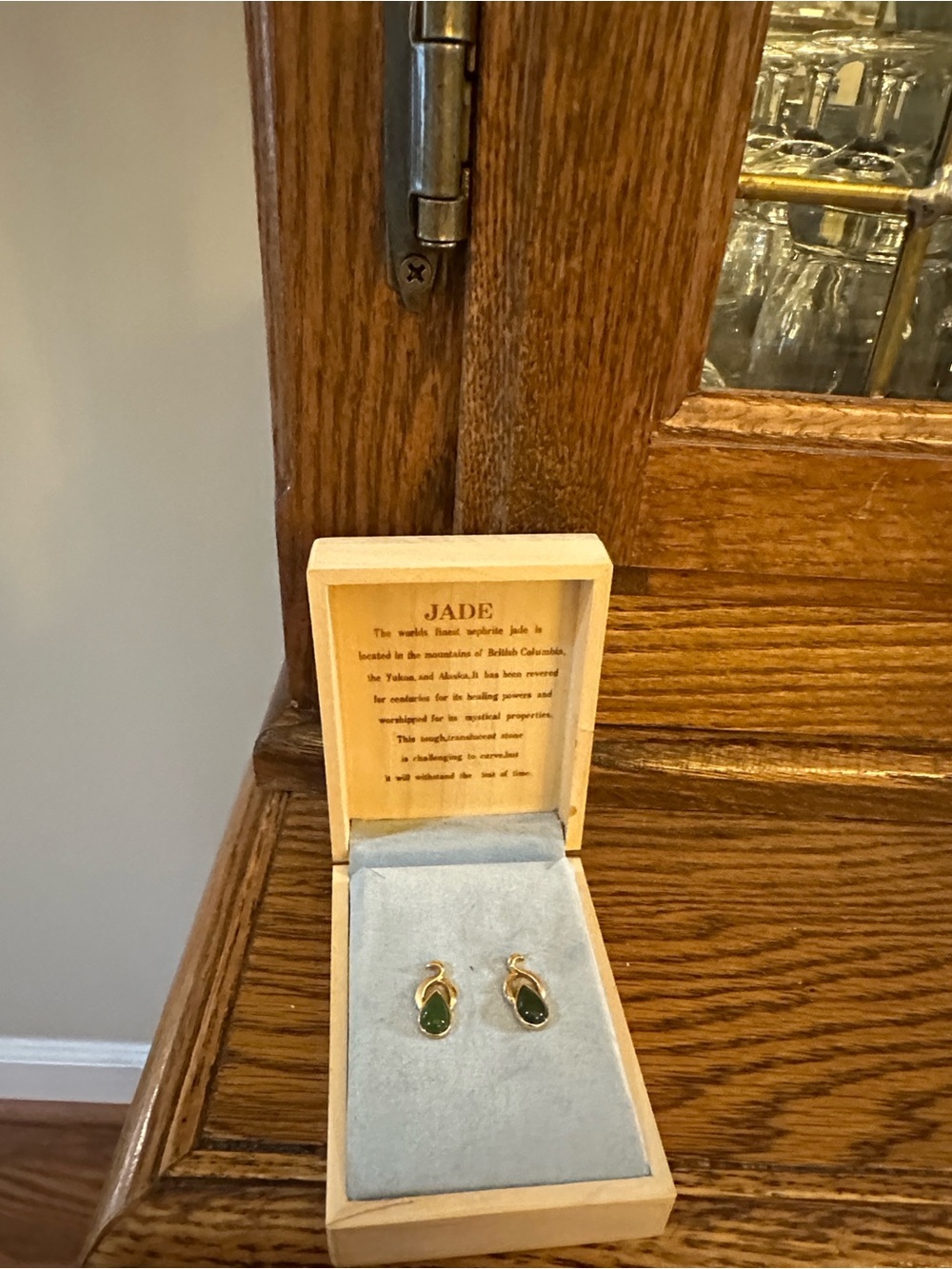 Handmade Jade Earrings